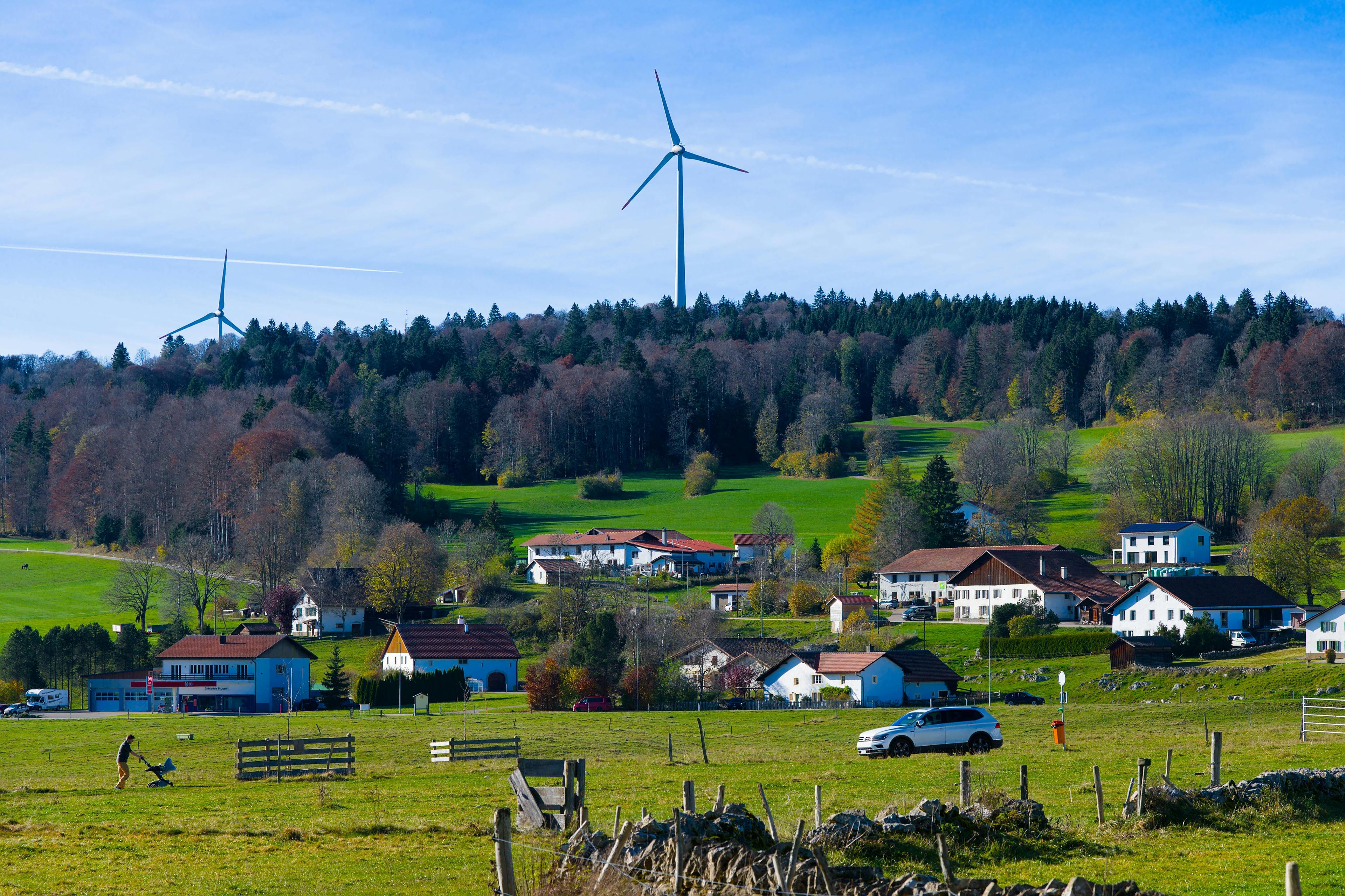 Landschaftsbild von Jura